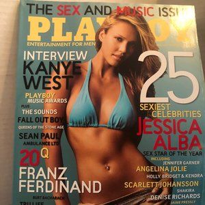 Playboy MARCH 2006 LEIGH FORD & 25 NUDE CELEBRITIES Kanye West Centerfold